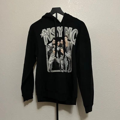 Nsync Hoodie Womens Small Black Rue21 - Image 1 of 4