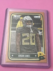 2024 Onyx Vintage #/75 Naranja Jordan James Oregon Ducks - Imagen 1 de 2