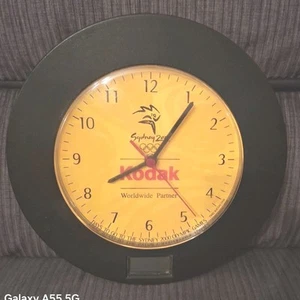 Kodak Clock Sydney Olympics Count Down Extremely Rare Works Like New - Foto 1 di 9