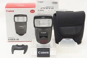 Canon 470EX-AI Speedlight Flash Auto Bounce Near Mint with Box JAPAN - Picture 1 of 5