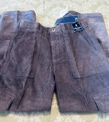 Kitestrings 尺寸 6 Adj 腰部男孩灰色绳工装裤 Ret$38 全新带标签 — 第 1/4 张图片