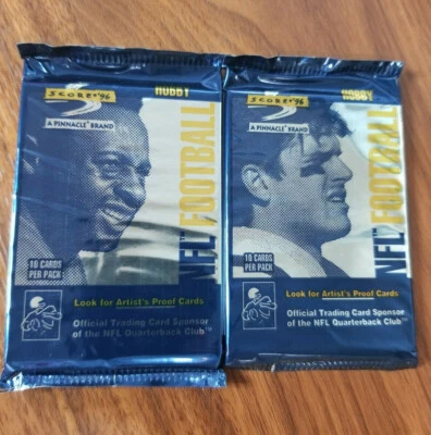 1996 Score Football (2) 10 Card HOBBY Packs 20 Total Cards- Enjoy full checklist - Image 1 of 2