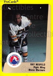 1989-90 ProCards AHL #69 Ray Neufeld