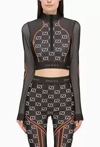 Gucci Damen GG schwarz Tops und Leggings Set Größe Small - UVP 2000 £ - Bild 1 von 8