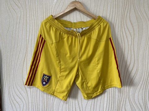 REAL SOLT LAKE FOOTBALL SOCCER SHORTS ADIDAS PLAYER ISSUE Cover