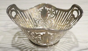 Vintage Sterling Silver Newburyport Silver Co. Pierced Bowl 125 grams - Picture 1 of 13