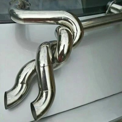 Twisted Pipes Art Exhaust Fit For Harley Davidson Dyna Touring Sportster Softail - Image 1 of 2