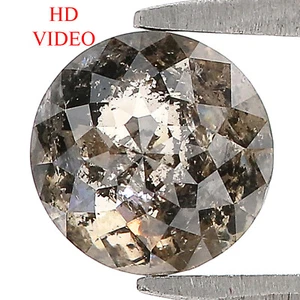 1.60 CT Natural Loose Round Rose Cut Diamond 7.05 MM Brown Color Diamond QL9058 - Picture 1 of 8