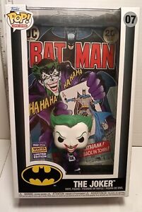 FUNKO POP COMIC COVERS DC THE JOKER #07 2022 WINTER CONVENTION EXCLUSIVE SG