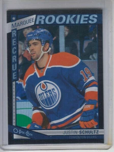 13/14 OPC Edmonton Oilers Justin Schultz Black Rainbow RC card #568 Ltd #52/100 - Bild 1 von 2