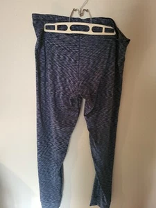 Cuddle Duds XL Womens Pants Blue Marled Stretch 33 Inseam 34 W - Picture 1 of 24