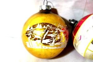 Vintage Christmas Ornaments, 83 Glass Balls, Sizes and Colors Vary - Picture 1 of 10