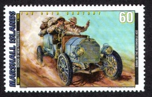 MARSHALL ISLANDS, SCOTT # 627-N, FIRST AUTOMOBILES, CARS, VEHICLES OF 1907, MNH - Picture 1 of 1