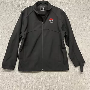 Pizza Hut Jacket Mens M Black Employee Uniform Full Zip Work Wear - Picture 1 of 14