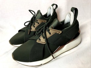 puma muse olive green