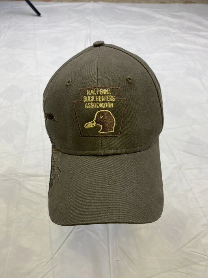 Northwestern PA Duck Hunters Association Hat Cap Brown Hunting - Image 1 of 4