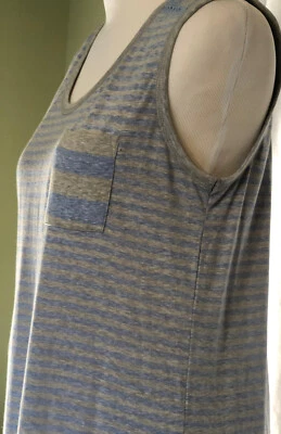 Karen Neuburger Live Love Lounge Sleeveless Long Maxi Gown Shore Break Small — 第 1/4 张图片