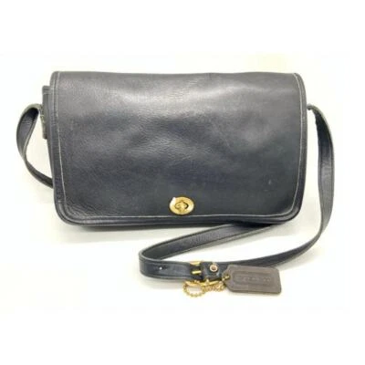 Bolso bandolera mensajero de cuero Coach vintage Foto 1 de 4