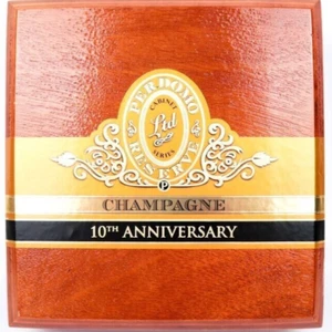 Perdomo Churchill Connecticut 10th Anniversary Wooden Ciga Box 8.25" x 7.75" x 3 - Picture 1 of 9