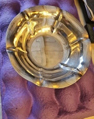 Cuenco de plata vintage Reed and Barton Salem #1601, servicio de diseño floral 9" Foto 1 de 4