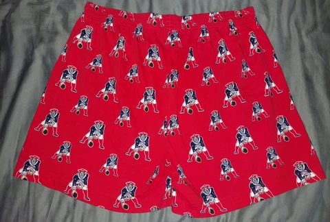 New England Patriots Men's Boxers XL original team logo new without tags Cover