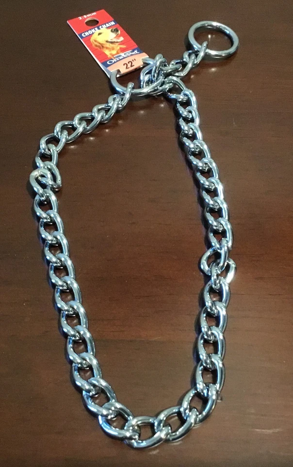 Collar de perro cadena estrangulador, 20" Foto 1 de 1