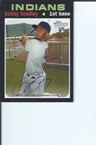 Bobby Bradley 2020 Topps Heritage RC Autograph - Picture 1 of 1