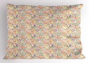 Feminine Waves Pillow Sham Decorative Pillowcase 3 Sizes Bedroom Decoration - Picture 1 of 42
