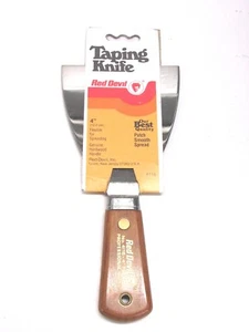 NEW! RED DEVIL PROFESSIONAL 4" FLEXIBLE TAPING KNIFE, #4116 - Picture 1 of 3