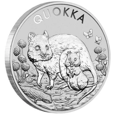 Silbermünze Quokka 2021 - Australien - Premium-Anlagemünze - 1 Oz ST - Bild 1 von 3