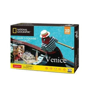 107pc National Geographic Venice St. Mark‘s Square 3D Puzzle Kids Play Toy 8+ - Picture 1 of 3