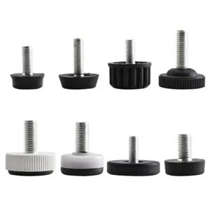 10 Pcs Adjustable Furniture Leveling Feet Mat Screw in Feet Floor Protector - Bild 1 von 14