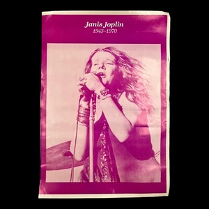 Póster De Colección Rosa Janis Joplin 343/4"×243/8" - Imagen 1 de 13