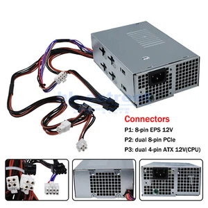 500W Power Supply For Dell Inspiron 3020 Vostro 3020 8+4+4+8+8pin - Picture 1 of 20