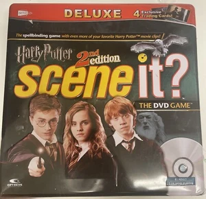 Harry Potter Scene It 2nd Edition Deluxe DVD Trivia Game in Tin box  - Picture 1 of 8