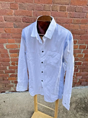 x3 Lote MARC JACOBS Alta Moda Diseñador L/S Camisas Informales Oxfor Calce Ajustado Mediano Foto 1 de 4