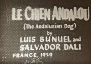 Rare UN CHIEN ANDALOU An Andalusian Dog Regular 8mm silent film 1929 Luis Bunuel - Picture 1 of 15