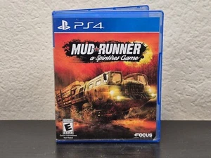 PS4 MudRunner SpinTires Game Complete Mint Disc Off-Road Racing - Picture 1 of 3
