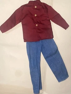 Vintage 99 Ken Puppe ShiRt Hose Rasur Stil Barbie Ersatz Kleidung Mattel - Bild 1 von 3