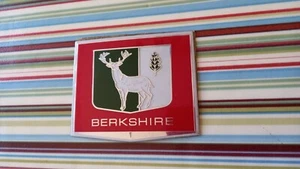 Vintage 1970's Self Adhesive Berkshire Badge/Sticker poss for badge Bar badge? - Bild 1 von 1
