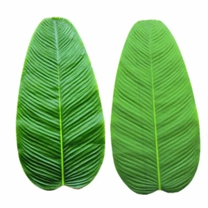 22,5" Große 12 Stck. Party PVC Bananenblatt Künstliche Pflanze Hochzeit Home Decor - Bild 1 von 3