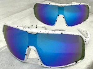 Kids Boys Girls Sports Baseball Cycling Retro Wrap Shield SUN GLASSES Ages 6-13 - Picture 1 of 6