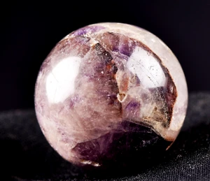 Super 7 melody stone ''evil eye'' chevron shaman sphere for your altar  #7286 - Picture 1 of 7