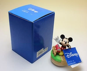 Disney biscotto porcellana Topolino marcia cassetta postale scatola musicale Sekiguchi nuovo con scatola - Foto 1 di 12