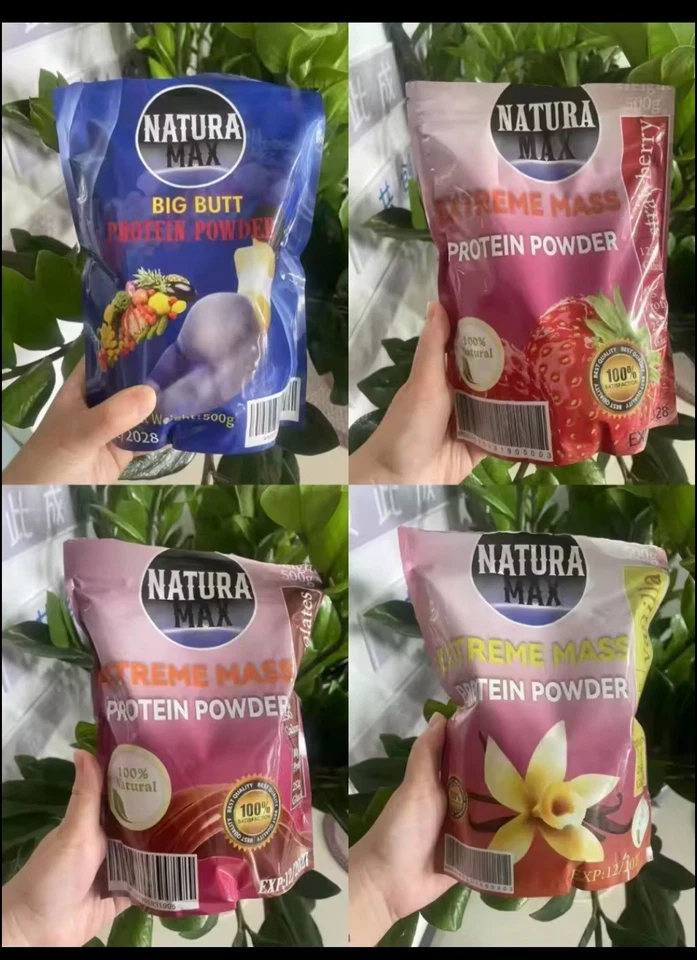 Natura Max Protein Powder (2-Pack: Extreme Mass & Big Butt)  plus a free mug cup - Image 1 of 1