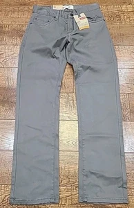 Neu mit Etikett Levi's Jungen Herren 14 Reg. (27x27) 511 Slim Stretch Hose grau - Bild 1 von 9