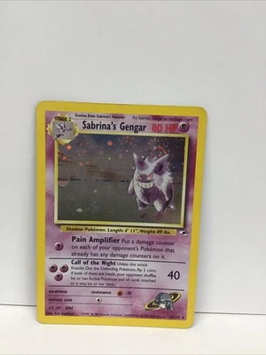 Sabrina's Gengar 014/132 Gym Heroes Holo - Image 1 of 4