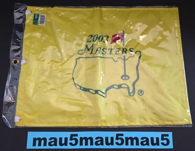 Bandera de golf Masters 2003 de colección auténtica Augusta National PGA logotipo bordado Foto 1 de 4