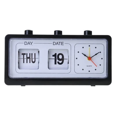 Manual Flipped Calendar Alarm Clock for Unique Home Improvement and Decoration - Image 1 of 4