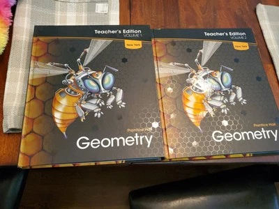 Teacher’s Edition Prentice Hall Geometry, Volumes 1 & 2 textbooks Foto 1 de 4